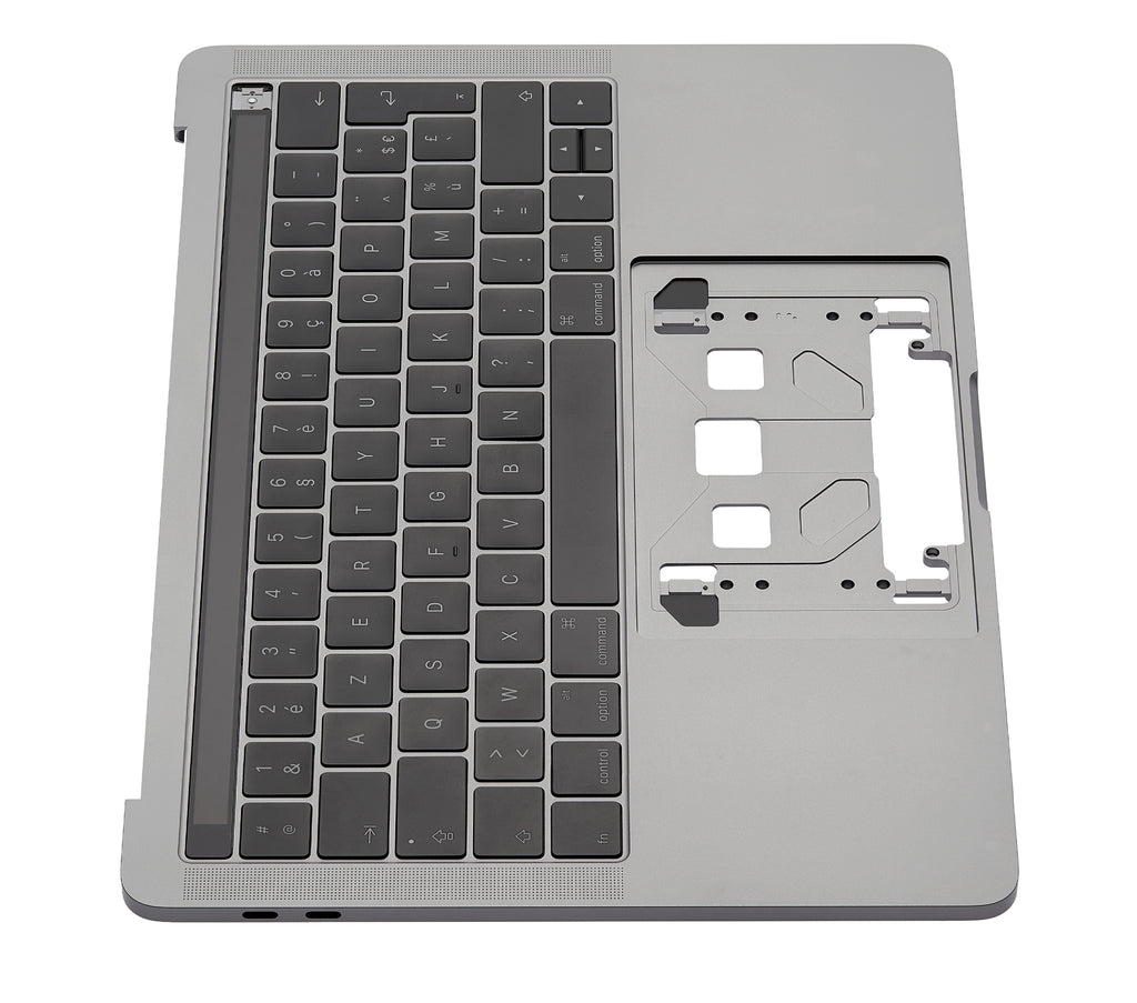 Top Case mit Keyboard (ISO French) für MacBook Pro 13" A1706 (2016-2017) (Space Grau)