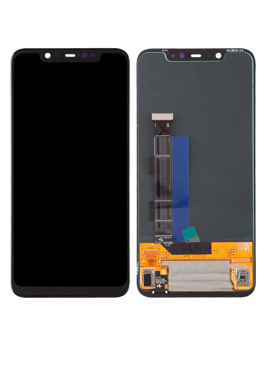 OLED-Display ohne Rahmen für Xiaomi Mi 8 (Refurbished) (Alle Farben)
