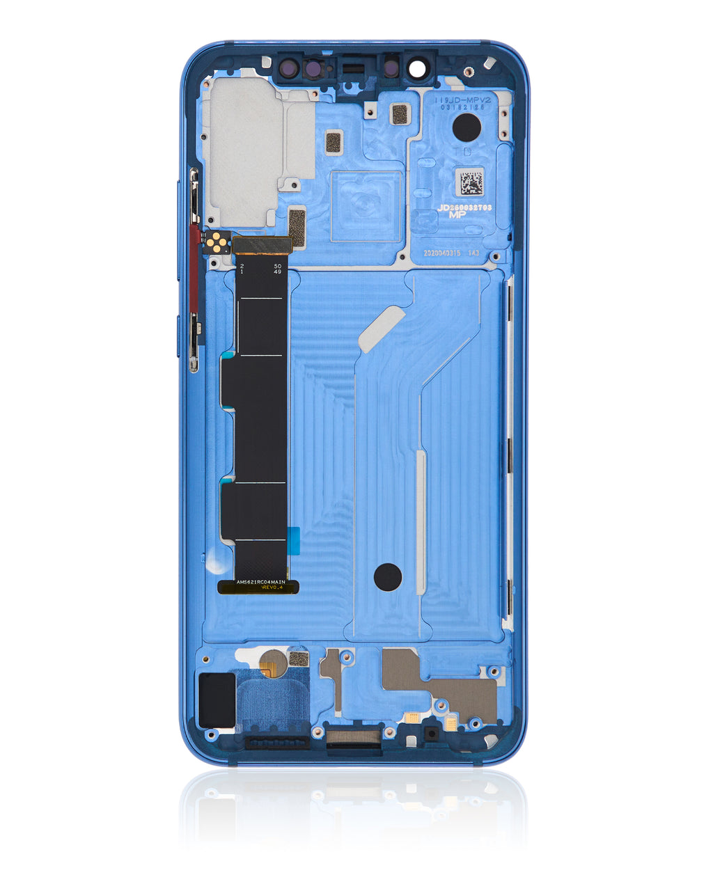 OLED-Display mit Rahmen für Xiaomi Mi 8 (Refurbished) (Blau)