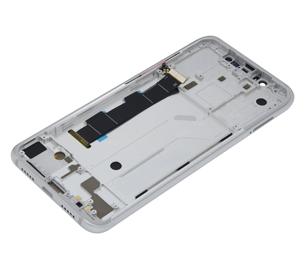 OLED Display with Frame for Xiaomi Mi 8 (Refurbished) (White)
