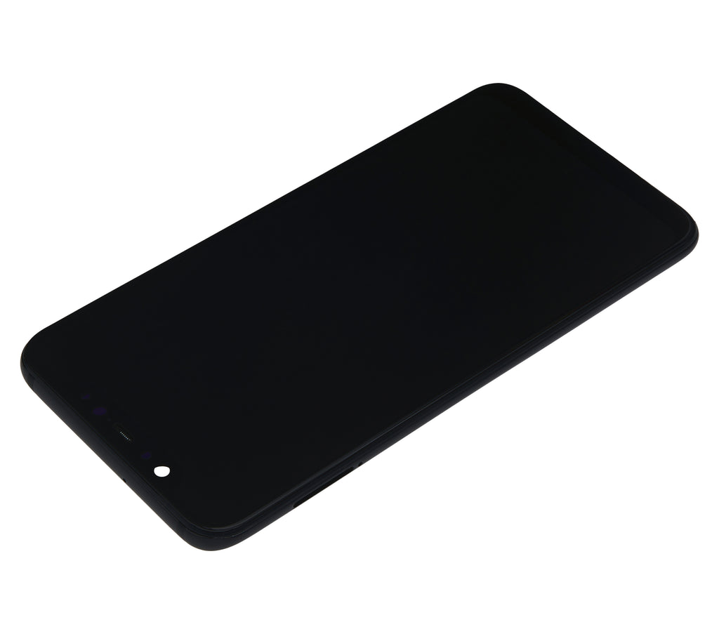 OLED-Bauteil mit Rahmen für Xiaomi Mi 8 (Aftermarket Plus) (Schwarz)