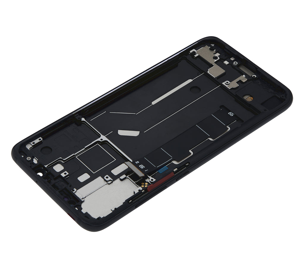 OLED-Bauteil mit Rahmen für Xiaomi Mi 8 (Aftermarket Plus) (Schwarz)