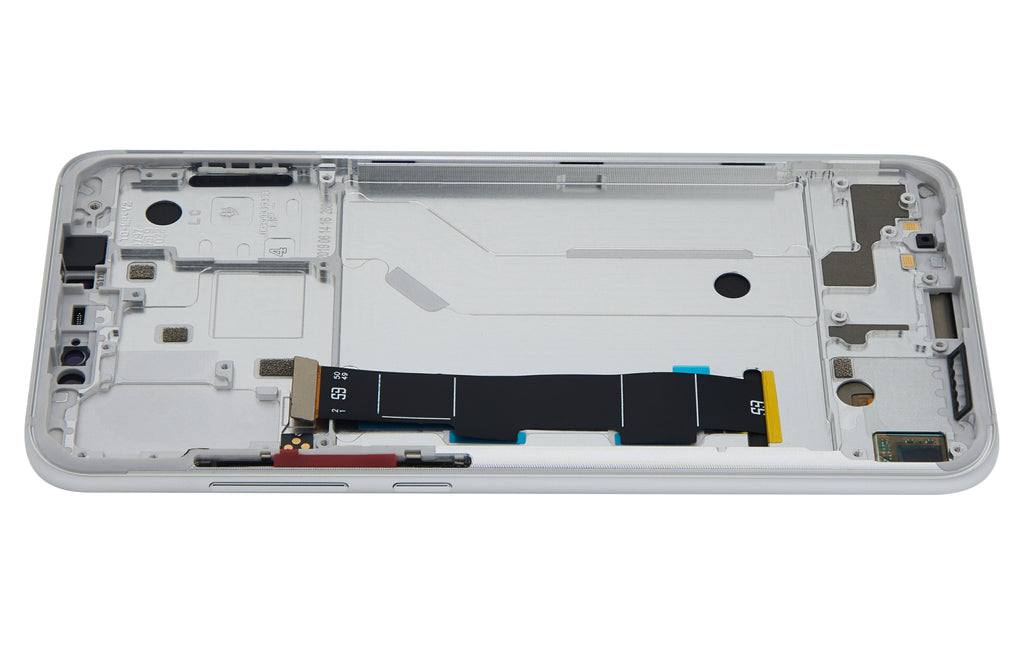 OLED Display with Frame for Xiaomi Mi 8 (Aftermarket Plus) (White)