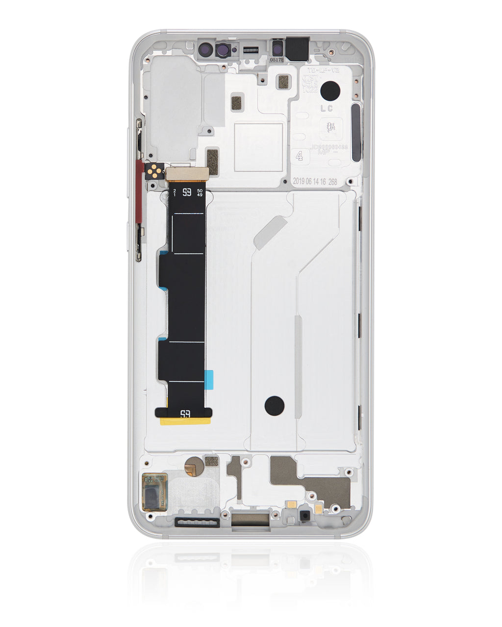 OLED Display with Frame for Xiaomi Mi 8 (Aftermarket Plus) (White)