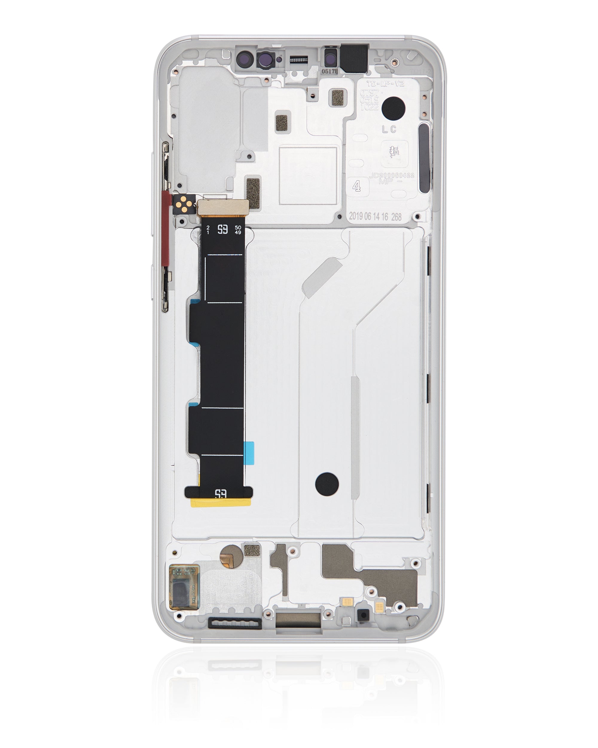 OLED Display with Frame for Xiaomi Mi 8 (Aftermarket Plus) (White)