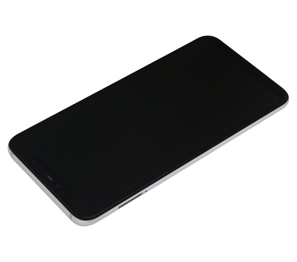 OLED Display with Frame for Xiaomi Mi 8 (Aftermarket Plus) (White)