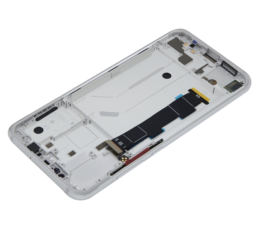 OLED Display with Frame for Xiaomi Mi 8 (Aftermarket Plus) (White)