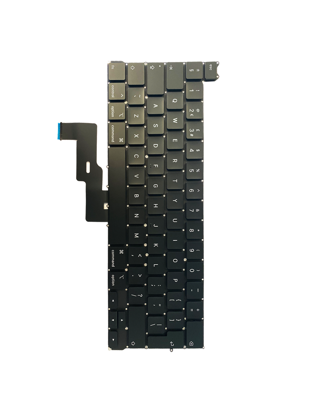 Tastatur mit Hintergrundbeleuchtung & Schrauben UK für MacBook Pro 13" A2289