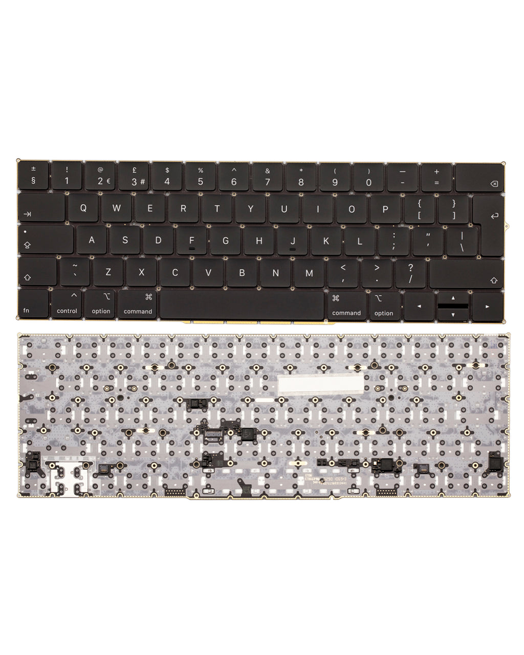Backlit Keyboard with Screws for MacBook Pro 13" / Pro 15" A1989 / A1990 (2018-2019) (UK English)