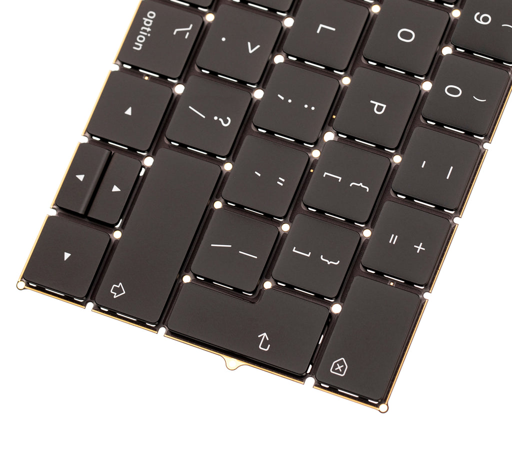 Backlit Keyboard with Screws for MacBook Pro 13" / Pro 15" A1989 / A1990 (2018-2019) (UK English)