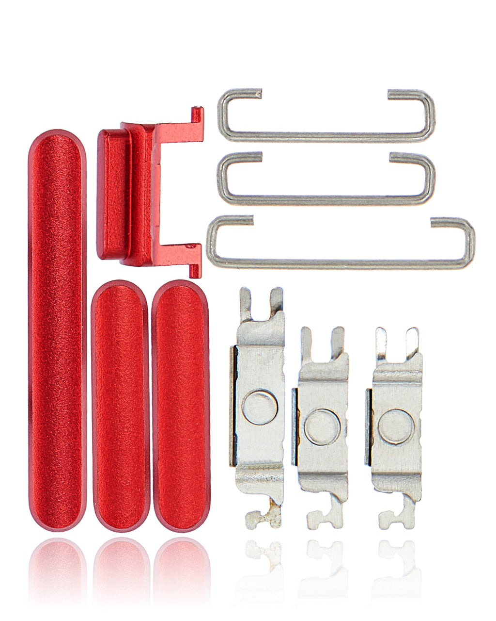 Hard Buttons (Power / Volume / Switch) for iPhone 11 (Red)