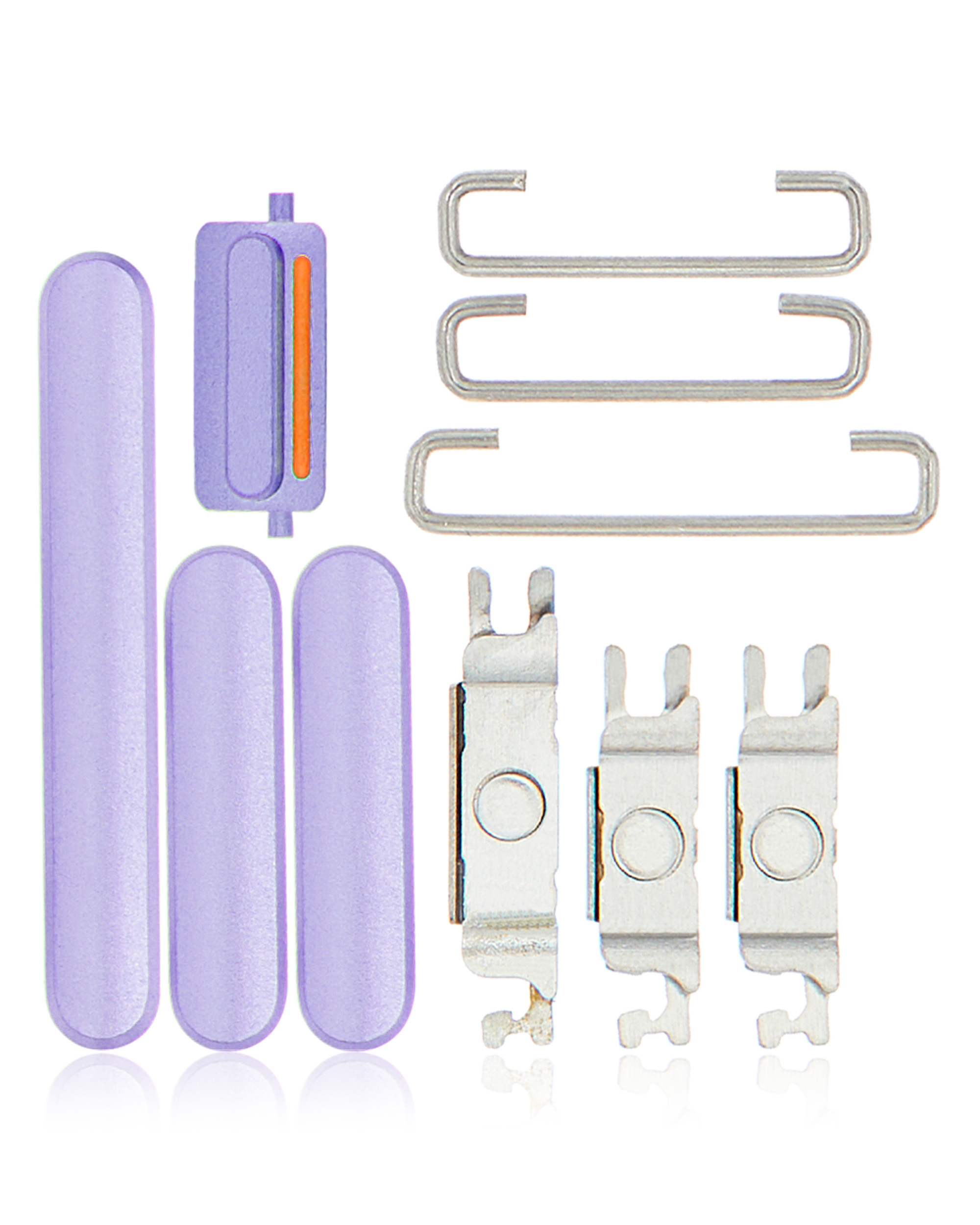 Tastenset (Power / Volume / Switch) für iPhone 11 (Lila)