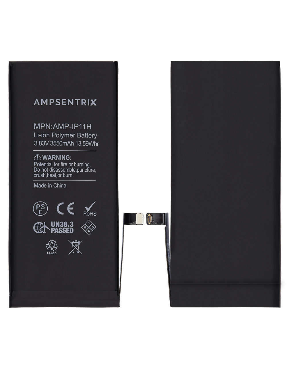Replacement Akku für iPhone 11 (AmpSentrix Pro Extended)