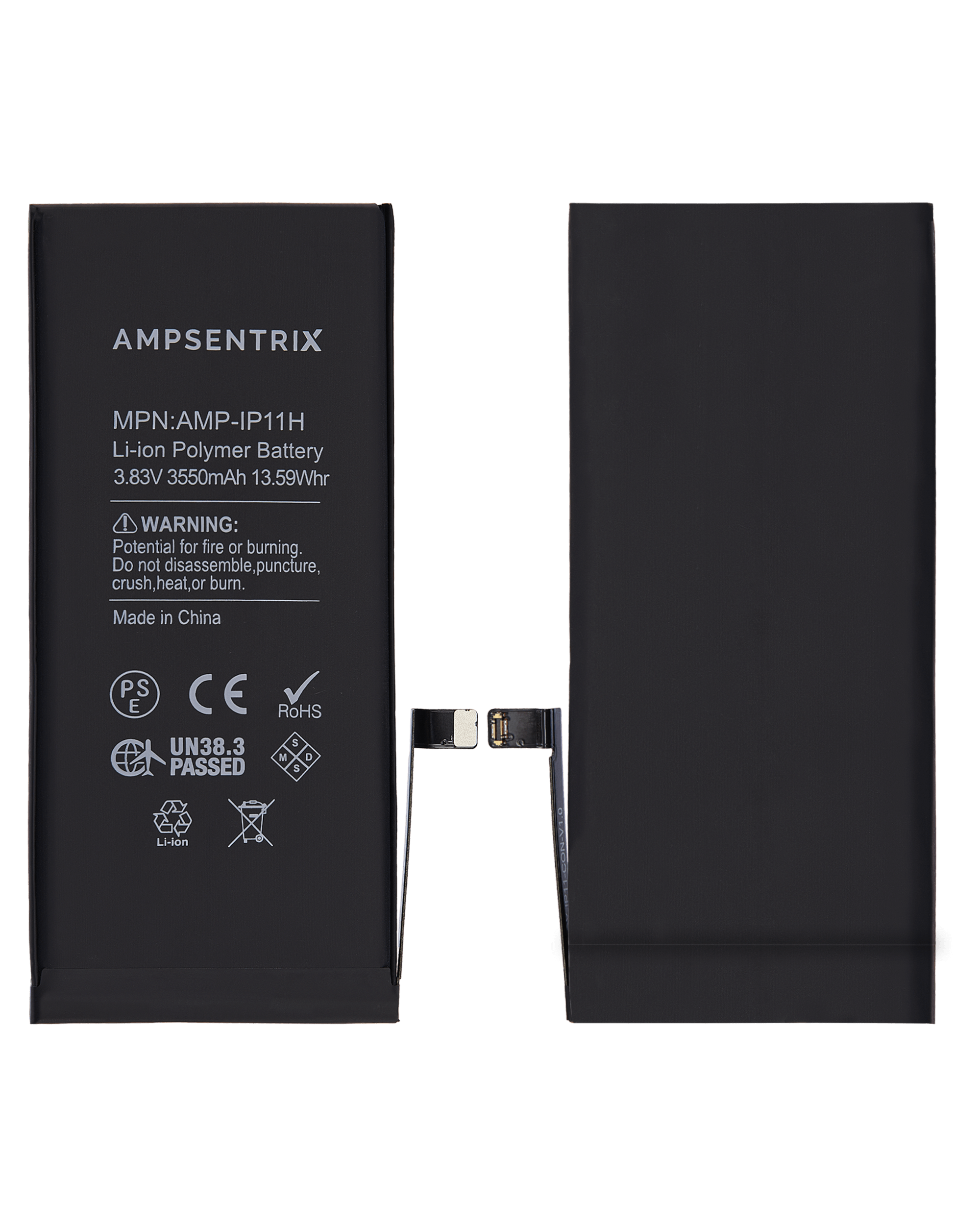 Replacement Akku für iPhone 11 (AmpSentrix Pro Extended)
