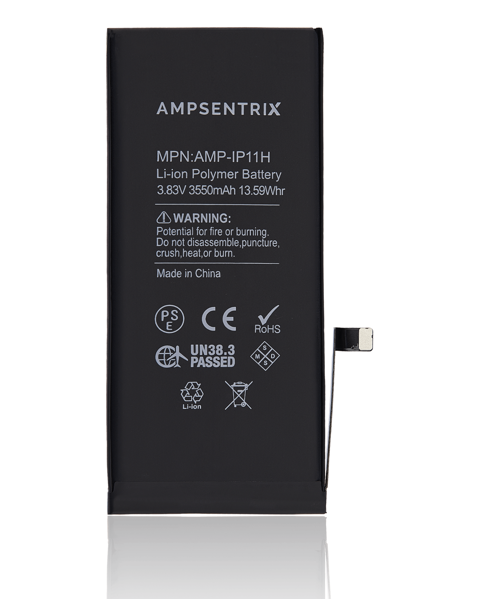 Replacement Akku für iPhone 11 (AmpSentrix Pro Extended)