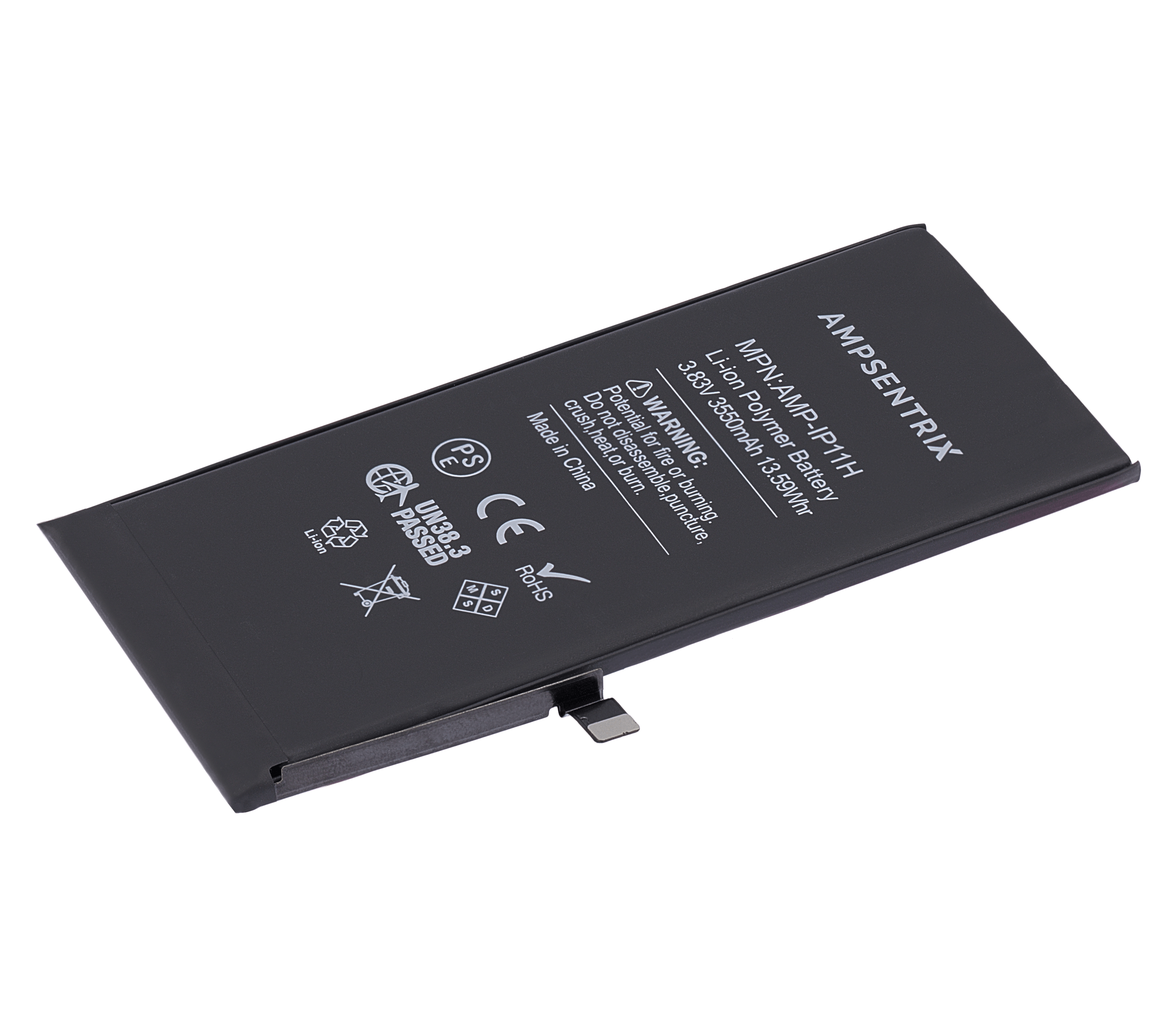 Replacement Akku für iPhone 11 (AmpSentrix Pro Extended)