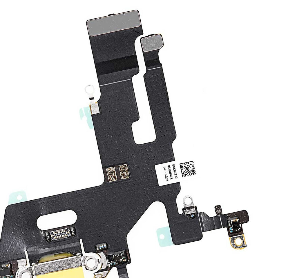 Charging Port Flex Cable for iPhone 11 (Premium) (Yellow)