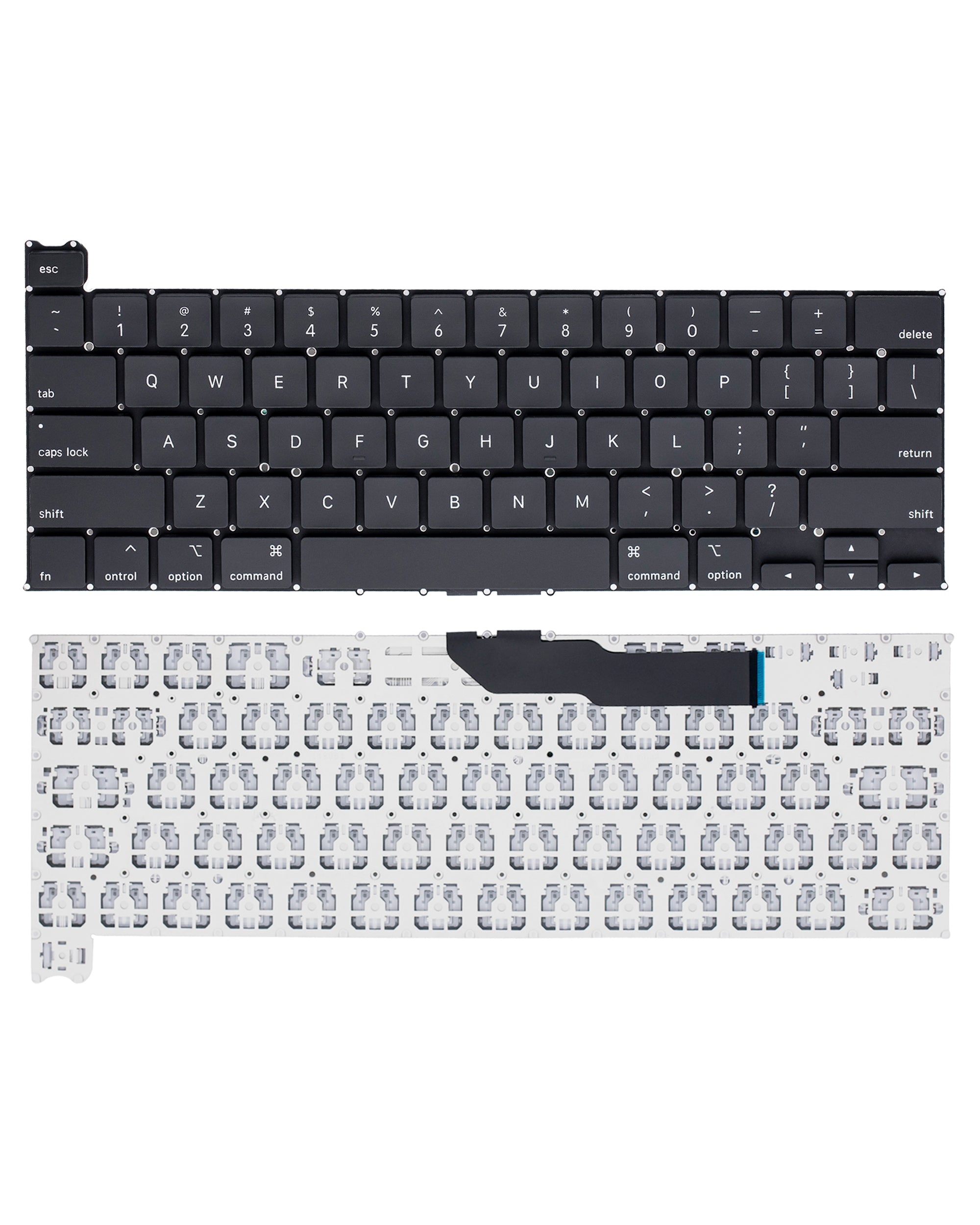 Backlit Keyboard with Screws for MacBook Pro 13" A2251 (2020) (US English)