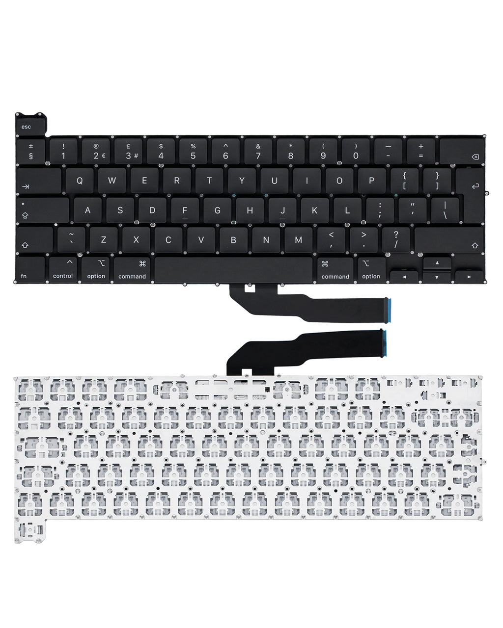 Backlit Keyboard with Screws for MacBook Pro 13" A2251 (2020) (UK English)