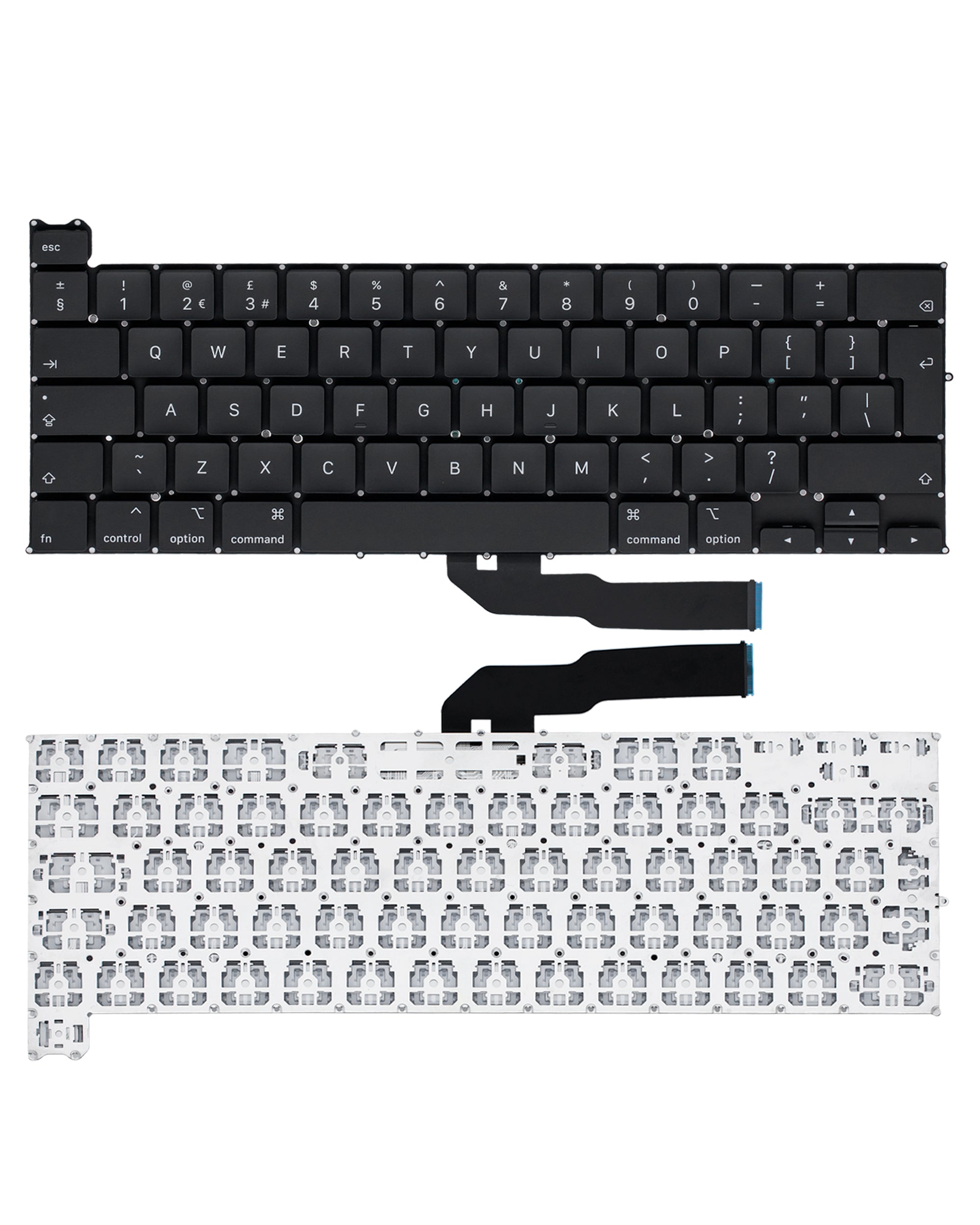 Tastatur mit Beleuchtung und Schrauben für MacBook Pro 13 A2251 (UK)