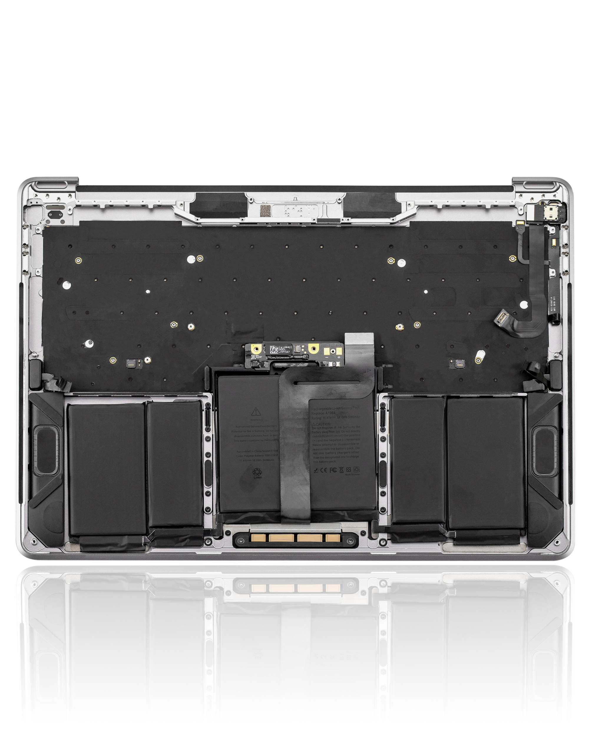 Top Case with Keyboard and Battery for MacBook Pro 13" A1989 (2018-2019) (US Keyboard) (OEM Pull Grade New) (Space Gray)