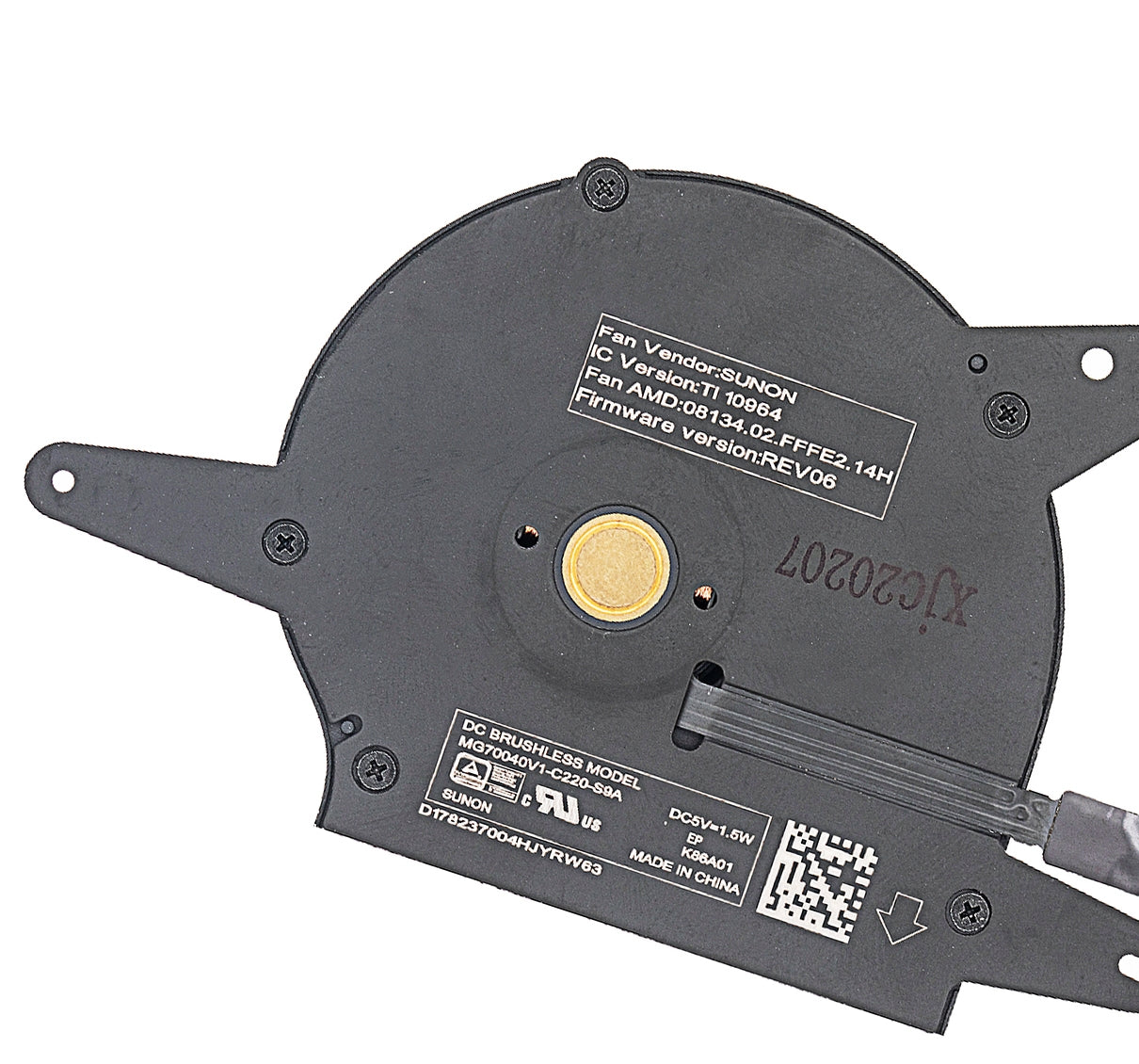 CPU Fan for MacBook Air 13" A1932 (2018-2019) / A2179 (2020) / A2337 (2020)