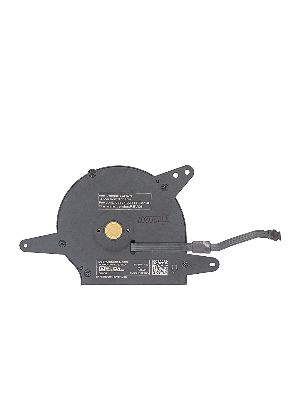CPU Fan for MacBook Air 13" A1932 (2018-2019) / A2179 (2020) / A2337 (2020)