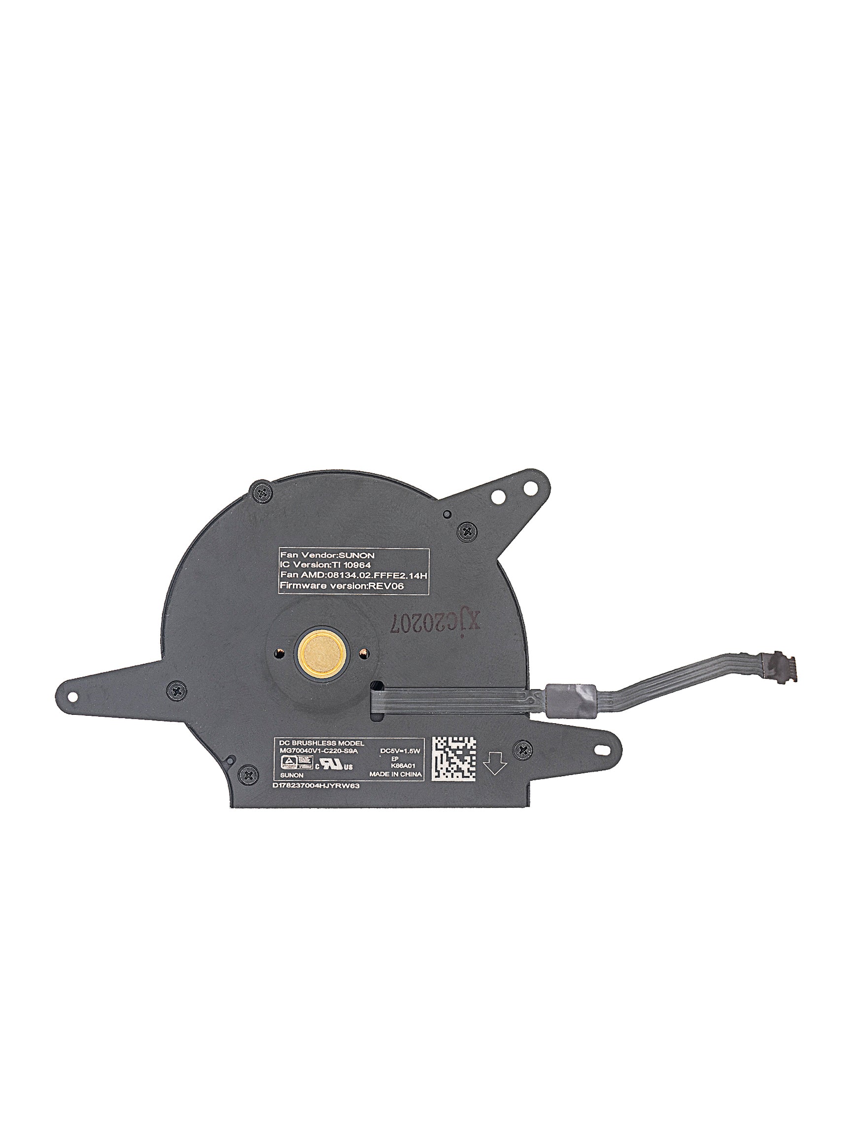 CPU Fan for MacBook Air 13" A1932 (2018-2019) / A2179 (2020) / A2337 (2020)