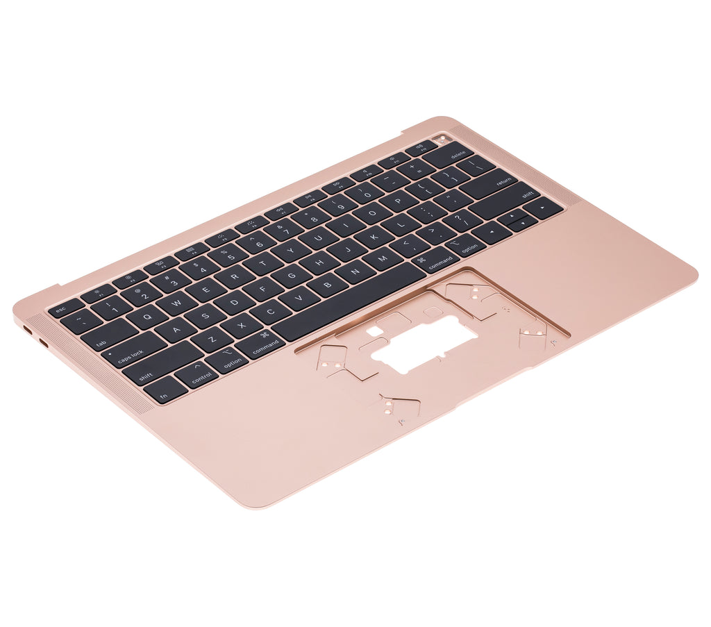 Top Case with Keyboard for MacBook Air 13" A1932 (2018/2019) (US English) (used OEM pull: Grade New) (Gold)
