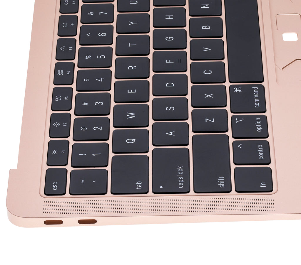 Top Case with Keyboard for MacBook Air 13" A1932 (2018/2019) (US English) (used OEM pull: Grade New) (Gold)