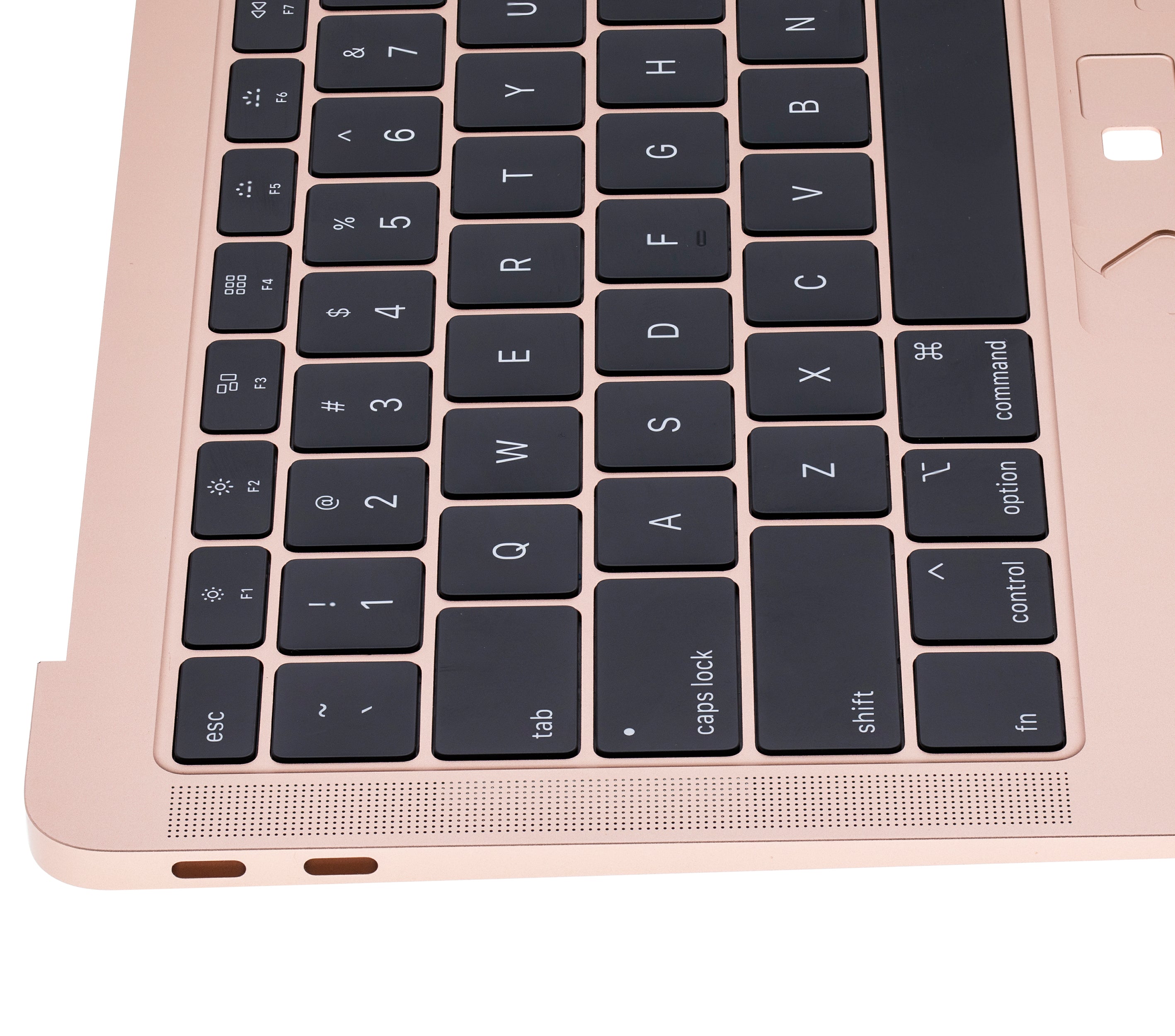 Top Case with Keyboard for MacBook Air 13" A1932 (2018/2019) (US English) (used OEM pull: Grade New) (Gold)