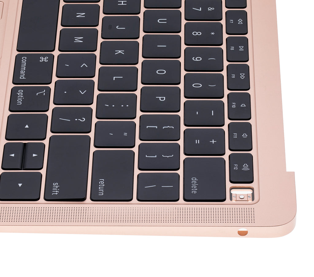 Top Case with Keyboard for MacBook Air 13" A1932 (2018/2019) (US English) (used OEM pull: Grade New) (Gold)