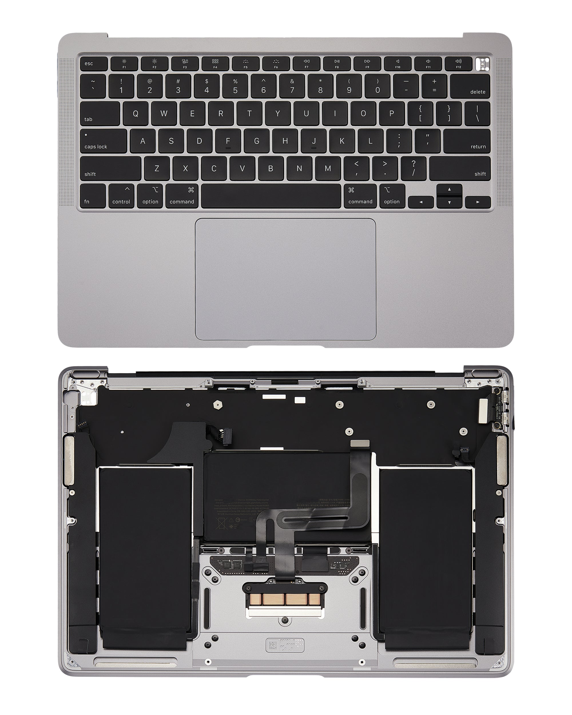 Top Case with Battery and Keyboard for MacBook Air 13" A2179 (2020) (US Keyboard) (Space Gray)
