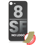 Backcover mit 3M-Kleber für iPhone 8/SE (2020) ohne Logo, gr. Kamera, Space Grau