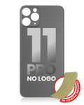 Backcover mit 3M-Klebefolie für iPhone 11 Pro (Ohne Logo, Große Kameraaussparung