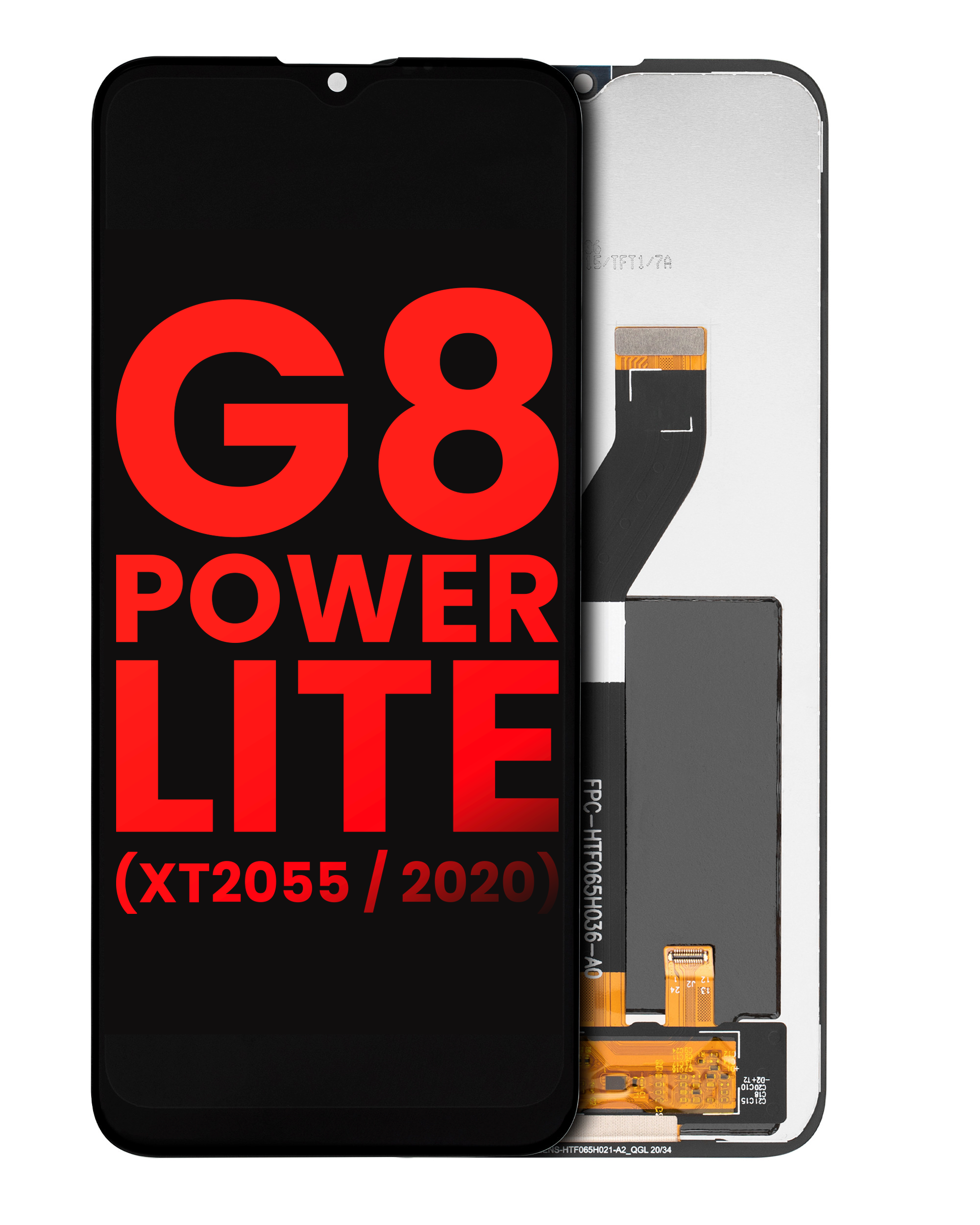 LCD Display without Frame for Motorola Moto G8 Power Lite (XT2055 / 2020) (Aftermarket Plus: Incell) (Black)
