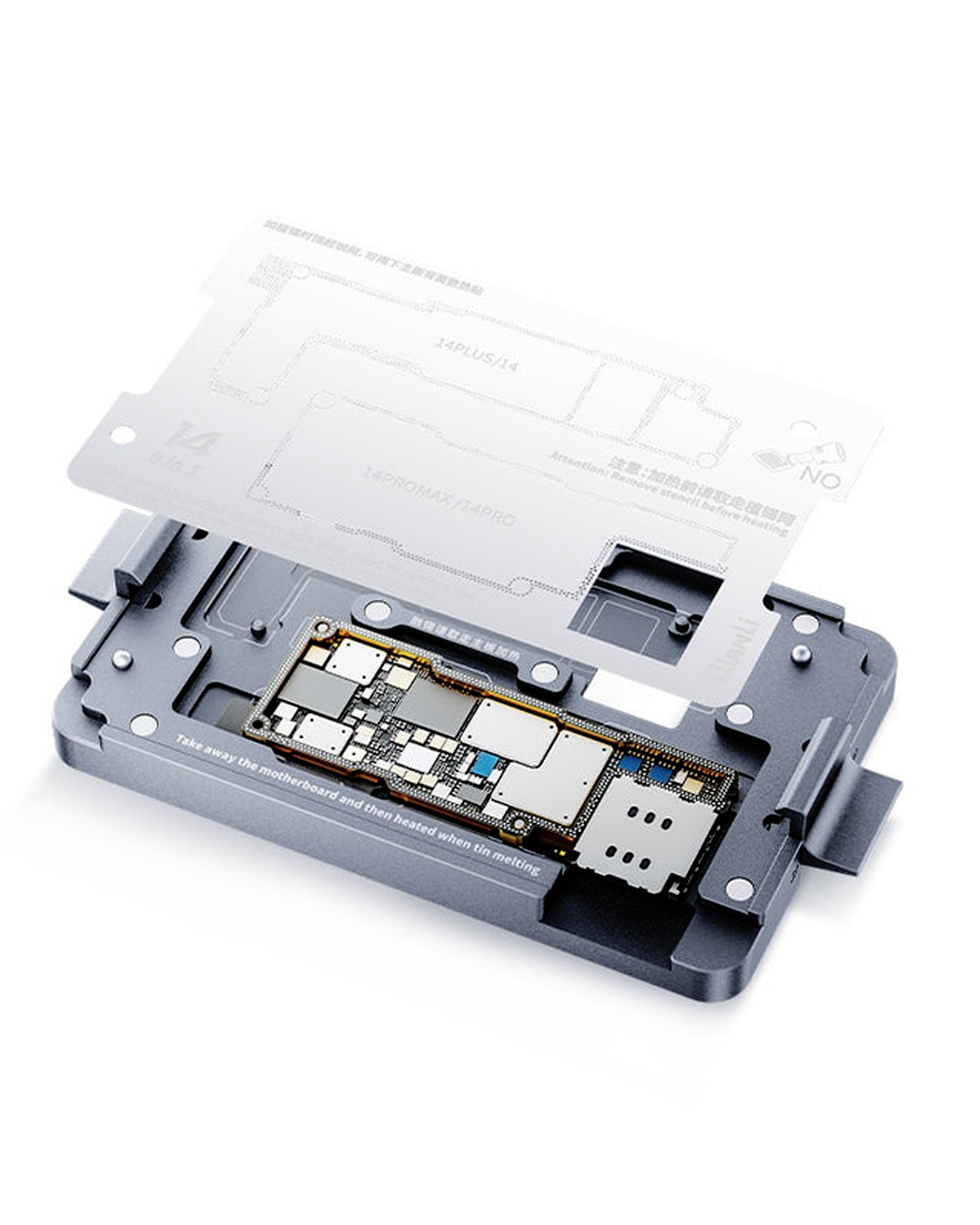 iSocket 8-in-1 Test Stand + Reballing Platform for 14 Series Motherboard (Qianli)