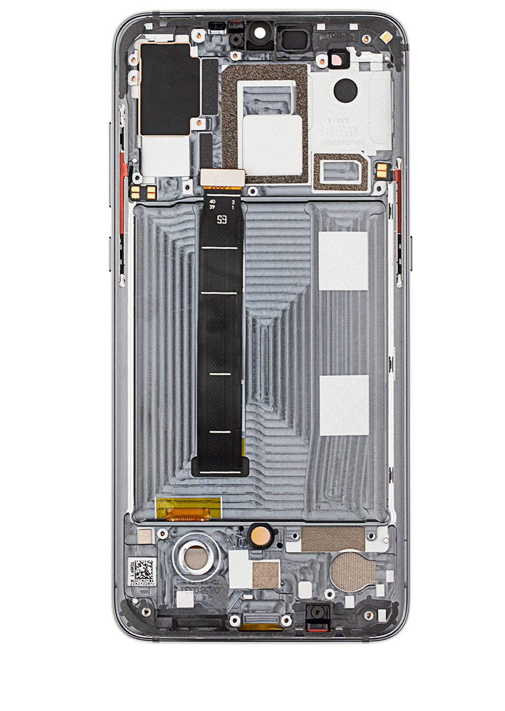 OLED-Display mit Rahmen für Xiaomi Mi 9 (Refurbished) (Piano Black)