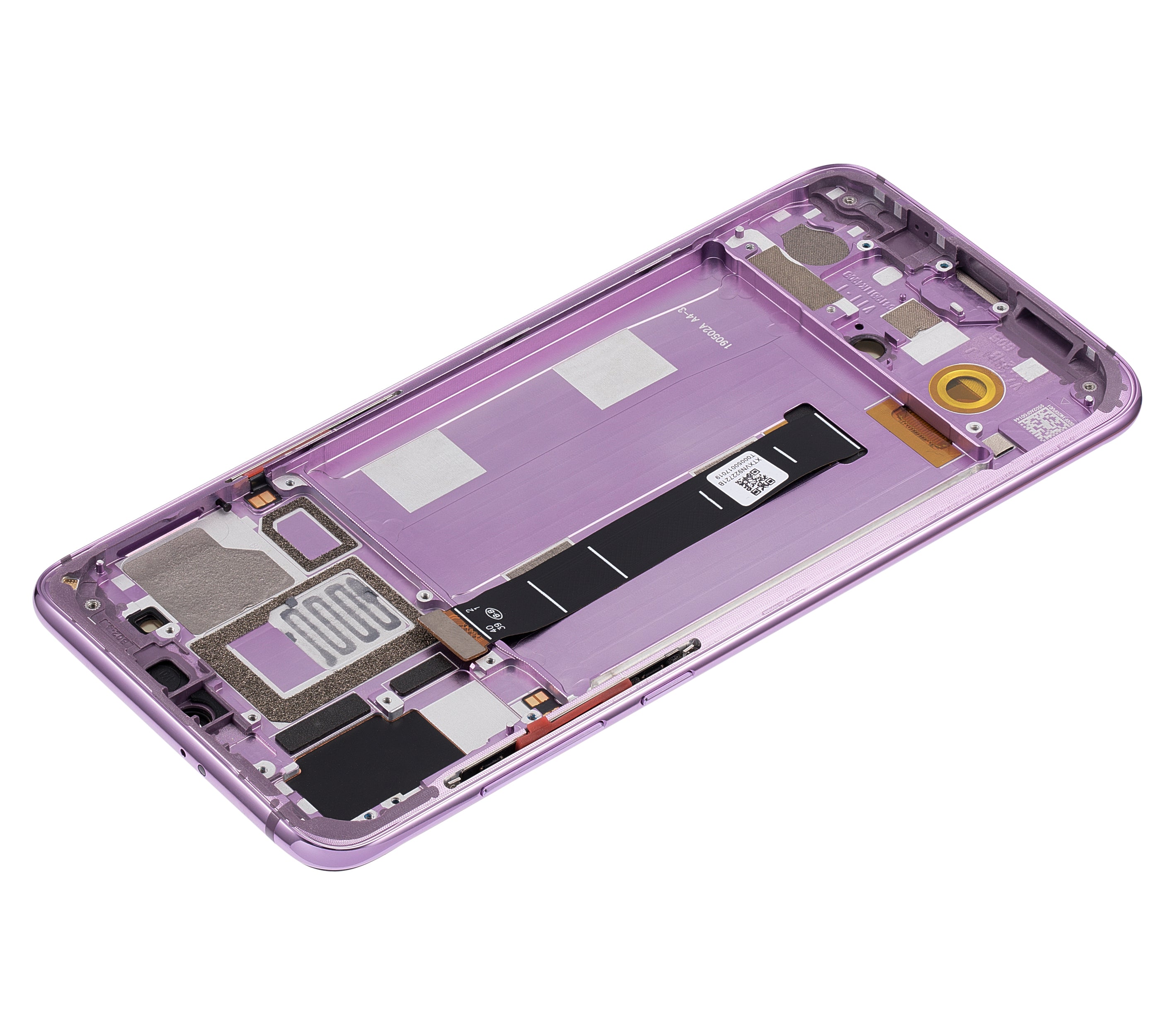 OLED-Display mit Rahmen für Xiaomi Mi 9 (Aftermarket Plus) (Lavender Violet)