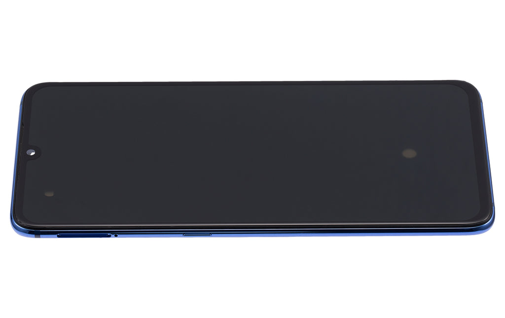 OLED-Display mit Rahmen für Xiaomi Mi 9 (Aftermarket Plus) (Ocean Blue)