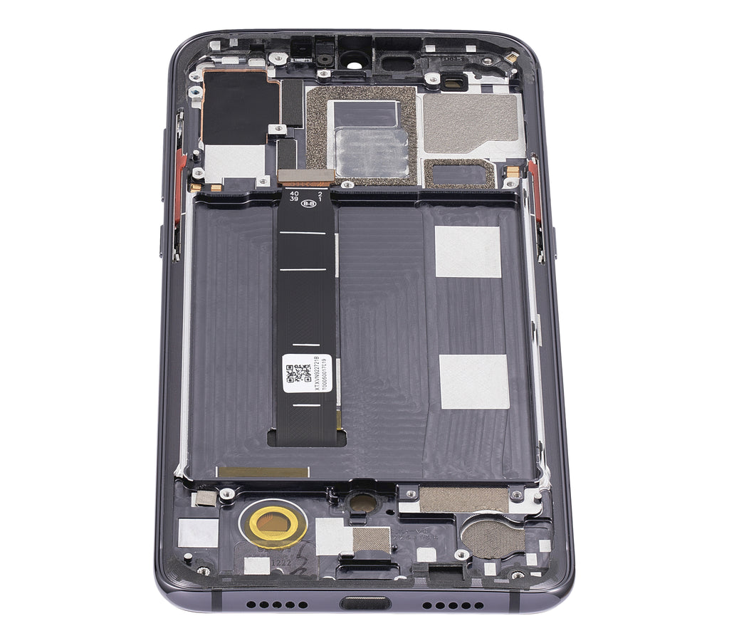 OLED Display with Frame for Xiaomi Mi 9 (Aftermarket Plus) (Piano Black)