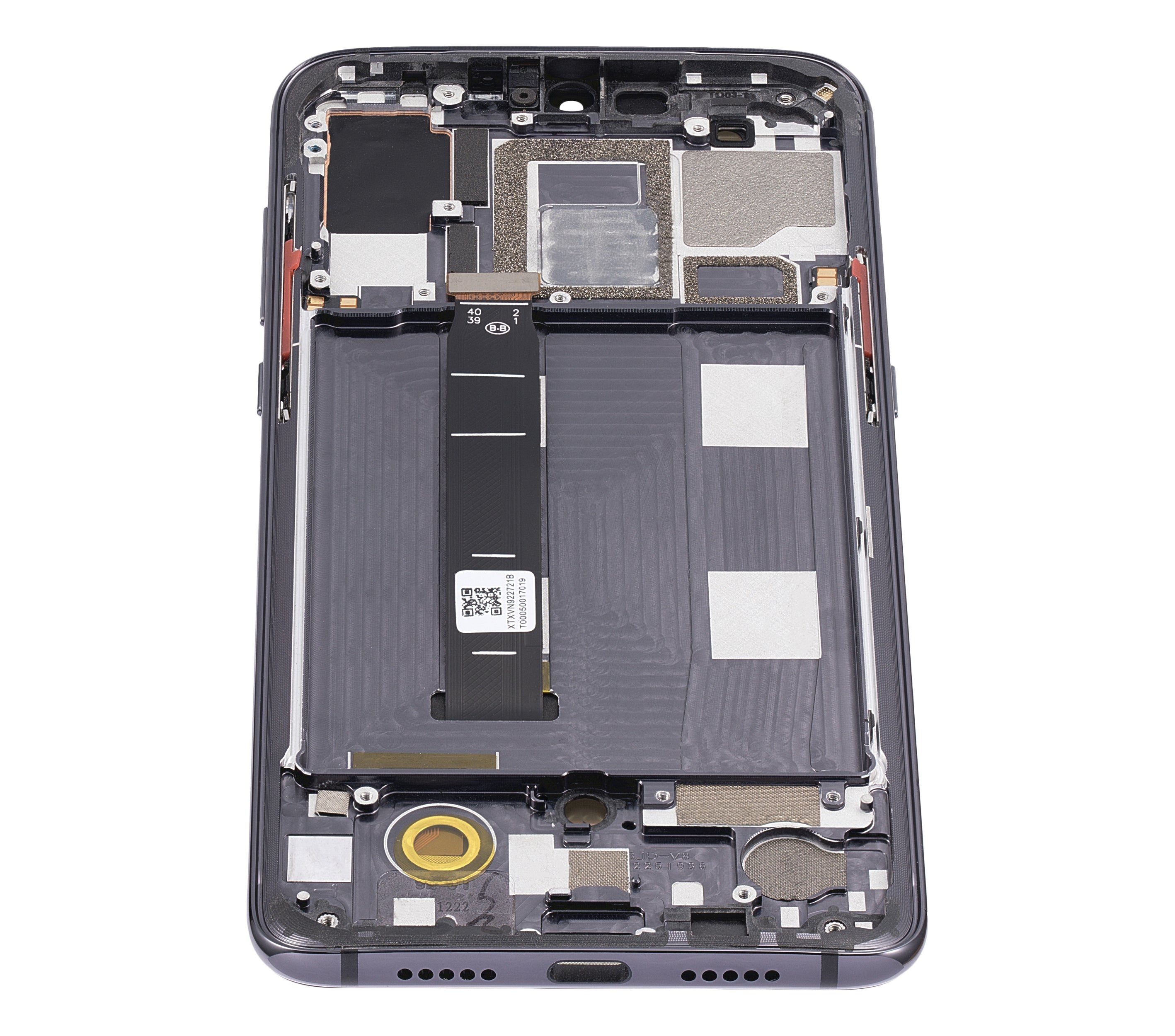 OLED Display with Frame for Xiaomi Mi 9 (Aftermarket Plus) (Piano Black)