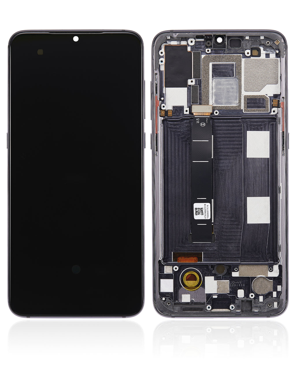 OLED Display with Frame for Xiaomi Mi 9 (Aftermarket Plus) (Piano Black)