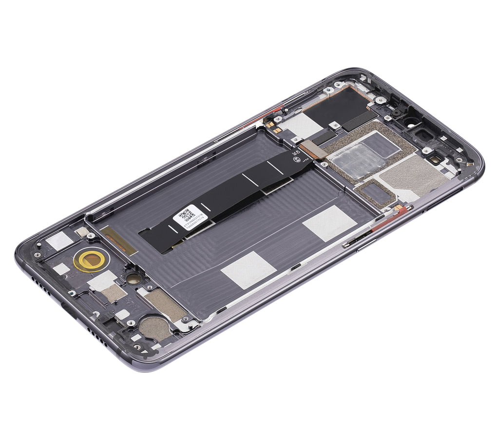 OLED Display with Frame for Xiaomi Mi 9 (Aftermarket Plus) (Piano Black)