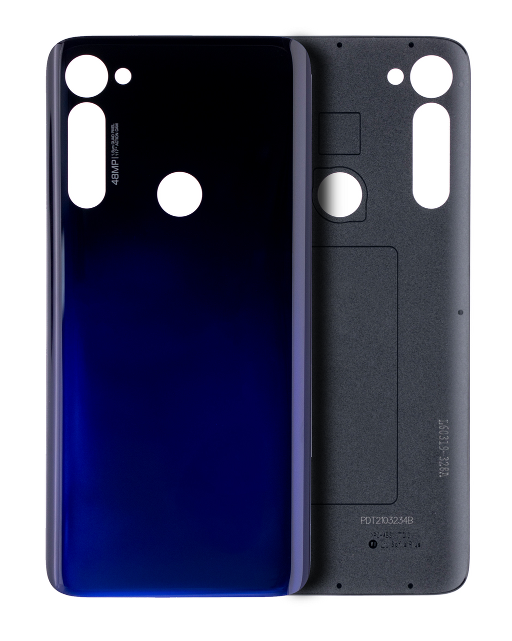 Glass Back Cover for Motorola Moto G Stylus 6.4" (XT2043 / 2020) (Original OEM) (Mystic Indigo)