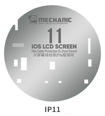 Screen Cable IC Protector Stencil for iPhone 11 to 13 Pro Max (Mechanic)