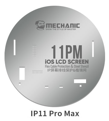 Screen Cable IC Protector Stencil for iPhone 11 to 13 Pro Max (Mechanic)