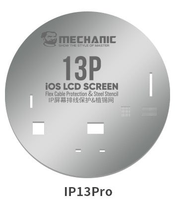 Screen Cable IC Protector Stencil for iPhone 11 to 13 Pro Max (Mechanic)