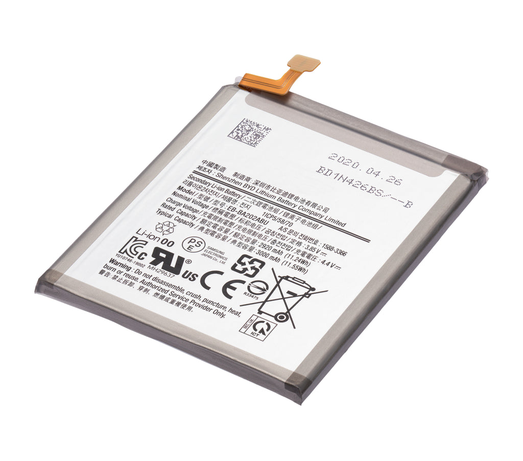Replacement battery for Samsung Galaxy A20E (A202/2019) / A10E (A102/2019) (EB-BA202ABU)