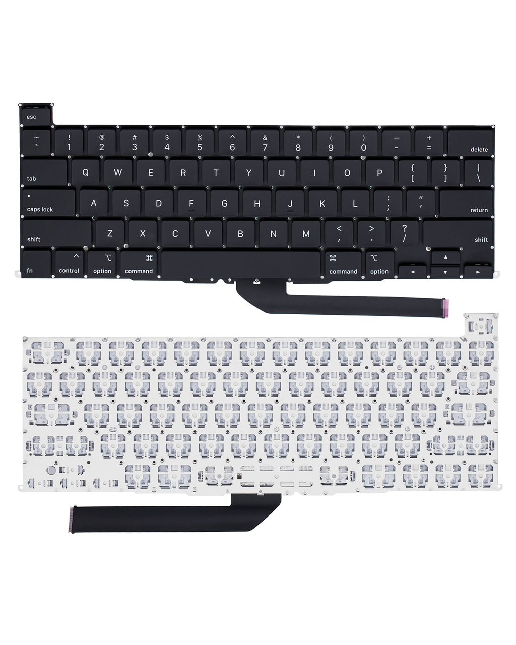 Backlit Keyboard with Screws for MacBook Pro 16" (A2141 / Mid 2019) (US English)